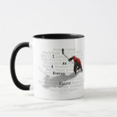 Ich bin Hockey-Spieler Tasse (Links)