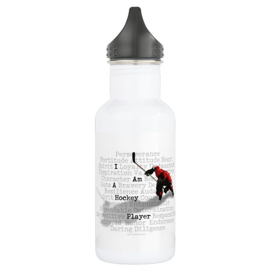 Ich bin Hockey-Spieler Trinkflasche (Links)