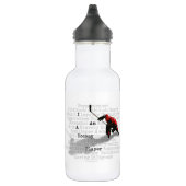 Ich bin Hockey-Spieler Trinkflasche (Rechts)
