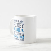 Ich bin Hockey-Vater Kaffeetasse (Vorderseite Links)