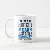 Ich bin Hockey-Vater Kaffeetasse (Links)