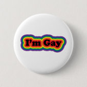 Ich bin homosexuell button (Vorderseite)