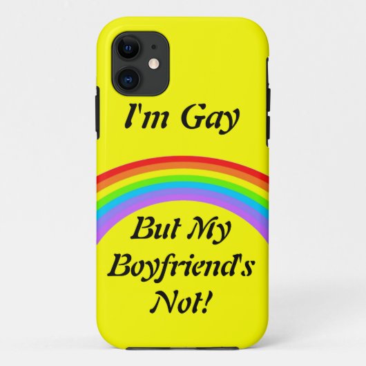 Ich bin homosexuell! Fall Case-Mate iPhone Hülle (Rückseite)