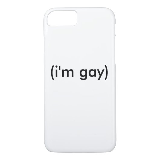 (ich bin homosexuell), iPhone 7 Fall Case-Mate iPhone Hülle (Rückseite)