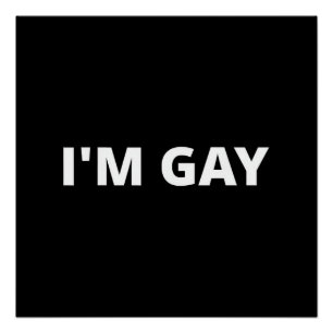 Ich bin homosexuell poster