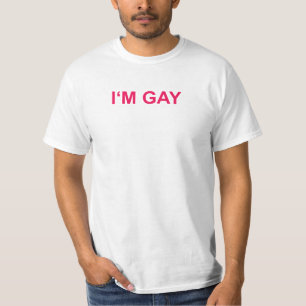 Ich bin HOMOSEXUELLES SÜSSIGKEITS-HERZ T-Shirt