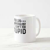 Ich bin HR-Generalist, aber ich kann keinen Dummko Kaffeetasse (VorderseiteRechts)