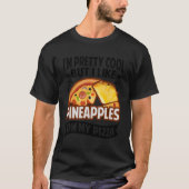 Ich bin Hübsch, aber ich mag Äpfel auf meiner Pizz T-Shirt (Vorderseite)