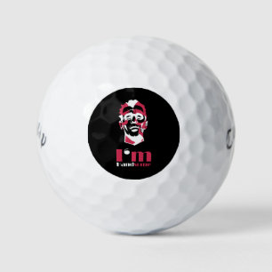 Ich bin hübsch abstraktes Gesicht Case-Mate iPhone Golfball