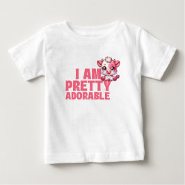 Ich bin Hübsch liebenswert Baby T-shirt