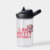 Ich bin Hübsch liebenswert Trinkflasche (Links)