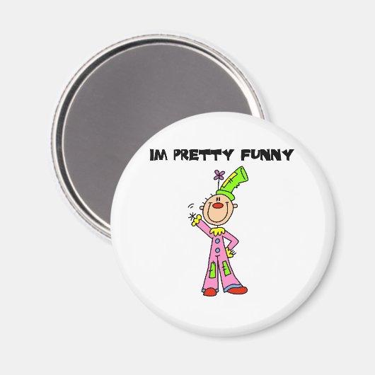 Ich bin Hübsch lustig Magnet (Vorderseite/Rückseite)