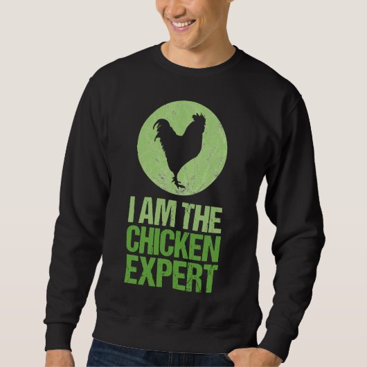 Ich bin Hühnchen Ex Sweatshirt (Vorderseite)