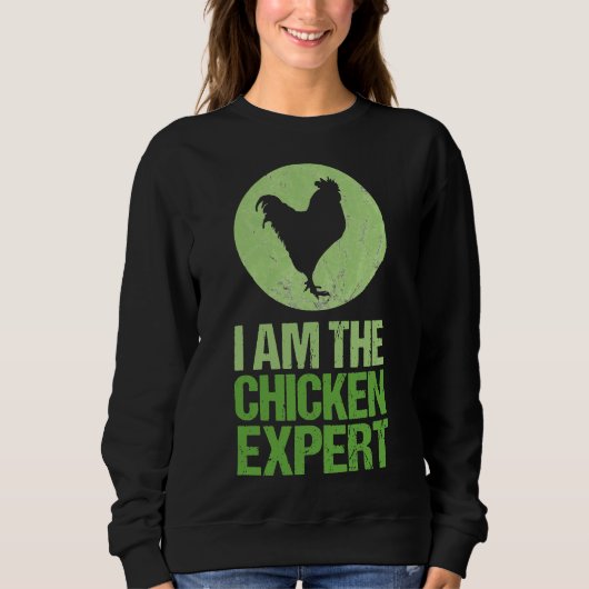 Ich bin Hühnchen Ex Sweatshirt (Vorderseite)
