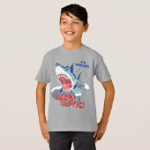 Ich bin Hunger Shark Tastic Baby T - Shirt (Vorne ganz)