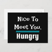 Ich bin Hungry Vater Joke Postkarte (Vorne/Hinten)
