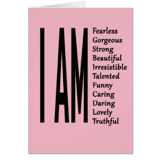 Ich bin ich bin herrlich ich bin furchtlos schön