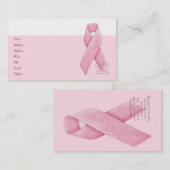 ICH BIN, ICH KANN, ICH WERDE - rosa Visitenkarte (Vorne/Hinten)