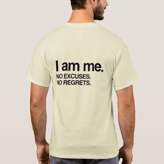 ICH BIN ICH T-Shirt (Rückseite)