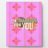 Ich bin Ihnen dankbar: Ein herzlicher Ausdruck Fotoplatte (Vorderseite)