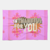 Ich bin Ihnen dankbar: Ein herzlicher Ausdruck Geschirrtuch (Horizontal)
