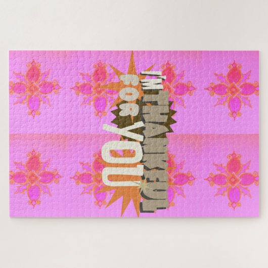 Ich bin Ihnen dankbar: Ein herzlicher Ausdruck Puzzle (Horizontal)