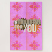 Ich bin Ihnen dankbar: Ein herzlicher Ausdruck Puzzle (Vertikal)