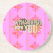 Ich bin Ihnen dankbar: Ein herzlicher Ausdruck Untersetzer (Vorne)