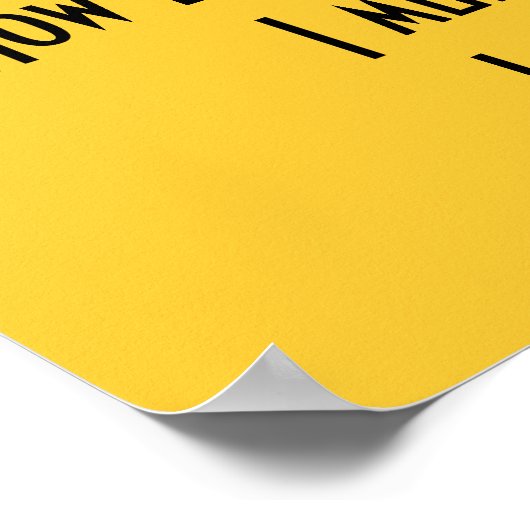 Ich bin ihr Anführer! Poster (Ecke)