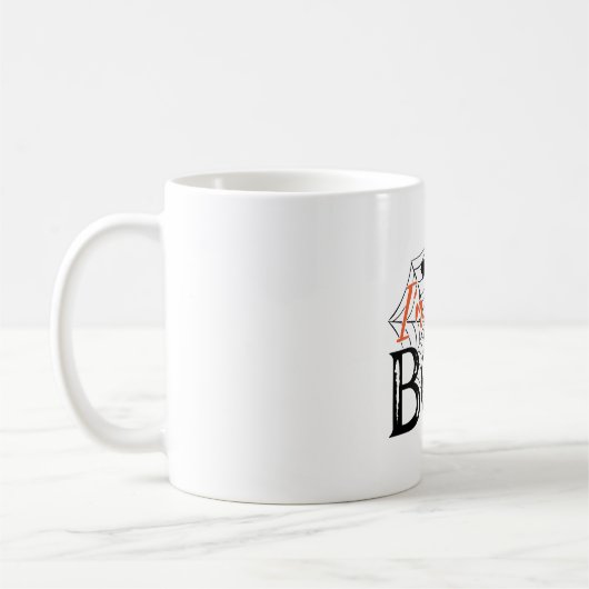 Ich bin ihr Boo Funny Cool Halloween-Geist Kaffeetasse (Links)