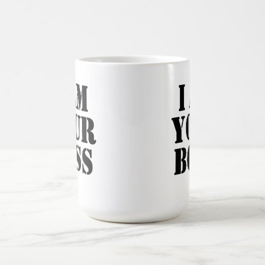 Ich bin Ihr Chef. Gewohnheit Kaffeetasse (Mittel)
