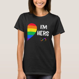 Ich bin ihr, dass meine lesbischen Paare LGBT P T-Shirt