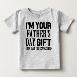 Ich bin Ihr der Vatertags-Geschenk, lustiges Baby T-shirt