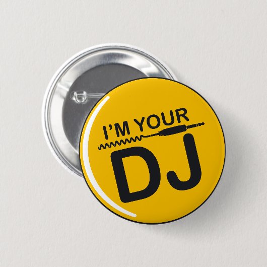 Ich bin Ihr DJ Button (Vorne & Hinten)