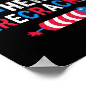 Ich bin ihr Firecracker am 4. Juli Matching Couple Poster (Ecke)