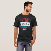 Ich bin ihr Firecracker Niedlich 4. Juli Matching T-Shirt (Vorne ganz)