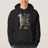 Ich bin Ihr Freund Ihr Partner Ihr Akita Hund Mama Hoodie (Vorderseite)