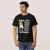 Ich bin Ihr Freund Ihr Partner Ihr Beagle Hund Lie T-Shirt (Vorne ganz)
