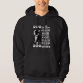 Ich bin Ihr Freund Ihr Partner Ihr Boston Terrier Hoodie (Vorderseite)