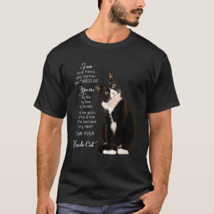Ich bin Ihr Freund Ihr Partner You Tuxedo Cat T-Shirt