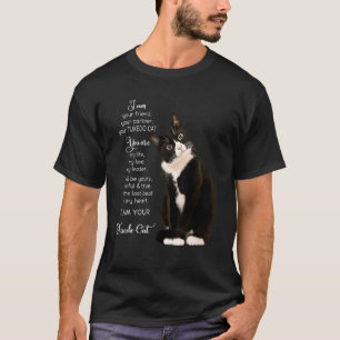 Ich bin Ihr Freund Ihr Partner You Tuxedo Cat T-Shirt