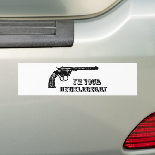 Ich bin Ihr HeidelbeerWestern-Gewehr Autoaufkleber (Auf Auto)