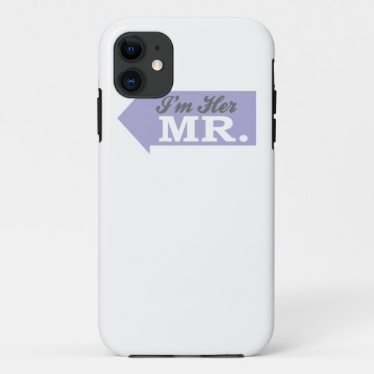 Ich bin ihr Herr (violetter Pfeil) Case-Mate iPhone Hülle (Rückseite)