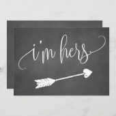 Ich bin ihr Hochzeitszeichen (Vorne/Hinten)