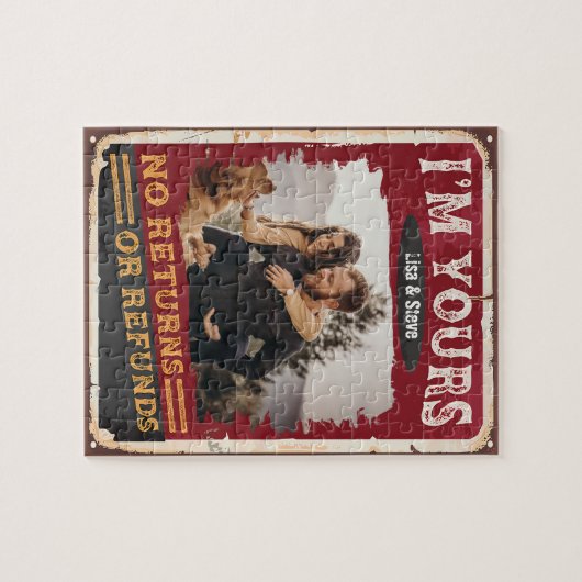 Ich bin Ihr kein Rückgaberecht oder Ihr Bonus Coup Puzzle (Horizontal)