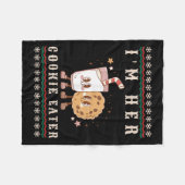 Ich bin ihr Keksessen, nachdem ich seine Milchtrin Fleecedecke (Vorderseite (Horizontal))