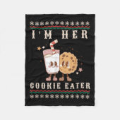 Ich bin ihr Keksessen, nachdem ich seine Milchtrin Fleecedecke (Vorderseite)