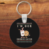 Ich bin ihr Keksessen, nachdem ich seine Milchtrin Schlüsselanhänger (Vorderseite)