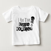 Ich bin Ihr kleiner Monster-Säuglings-T - Shirt (Vorderseite)