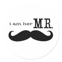Ich bin ihr Mr. Mustache Groom